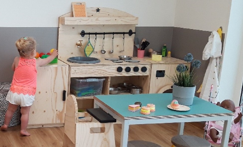 Spelen bij Peuterspelen/Voorschool. TintelTuin.