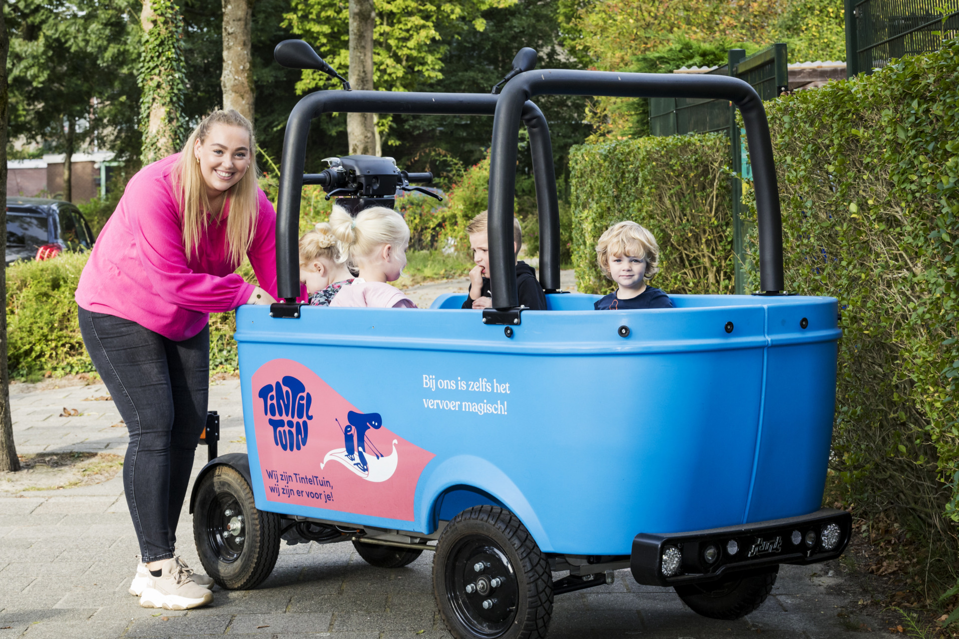 Bakfiets bij TintelTuin. Jouw plek.